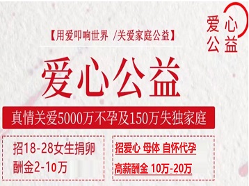 琼中捐卵助孕生子 爱心志愿者招募
